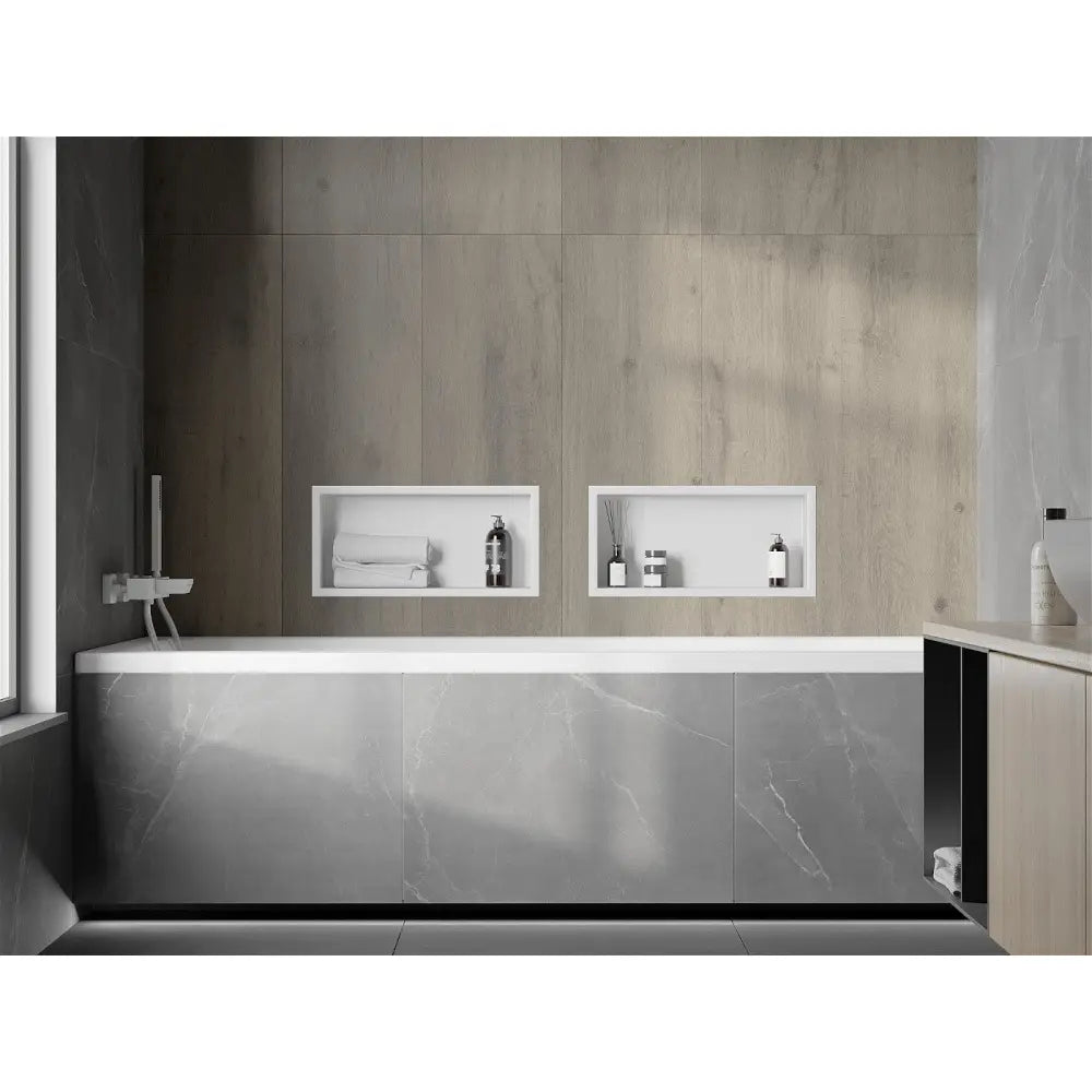 Mexen X-wall-r Innebygd Hylle med Kant 45x20 Cm Hvit
