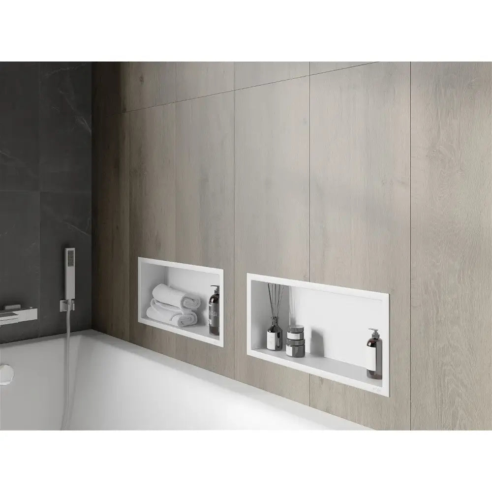 Mexen X-wall-r Innebygd Hylle med Kant 45x20 Cm Hvit
