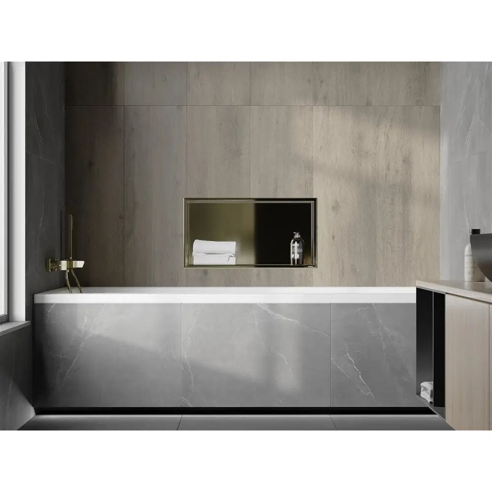 Mexen X-wall-r Nisjehylle med Flens 60x30 Cm Gull