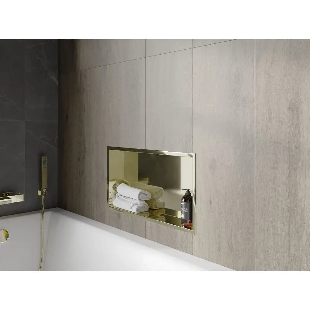 Mexen X-wall-r Nisjehylle med Flens 60x30 Cm Gull