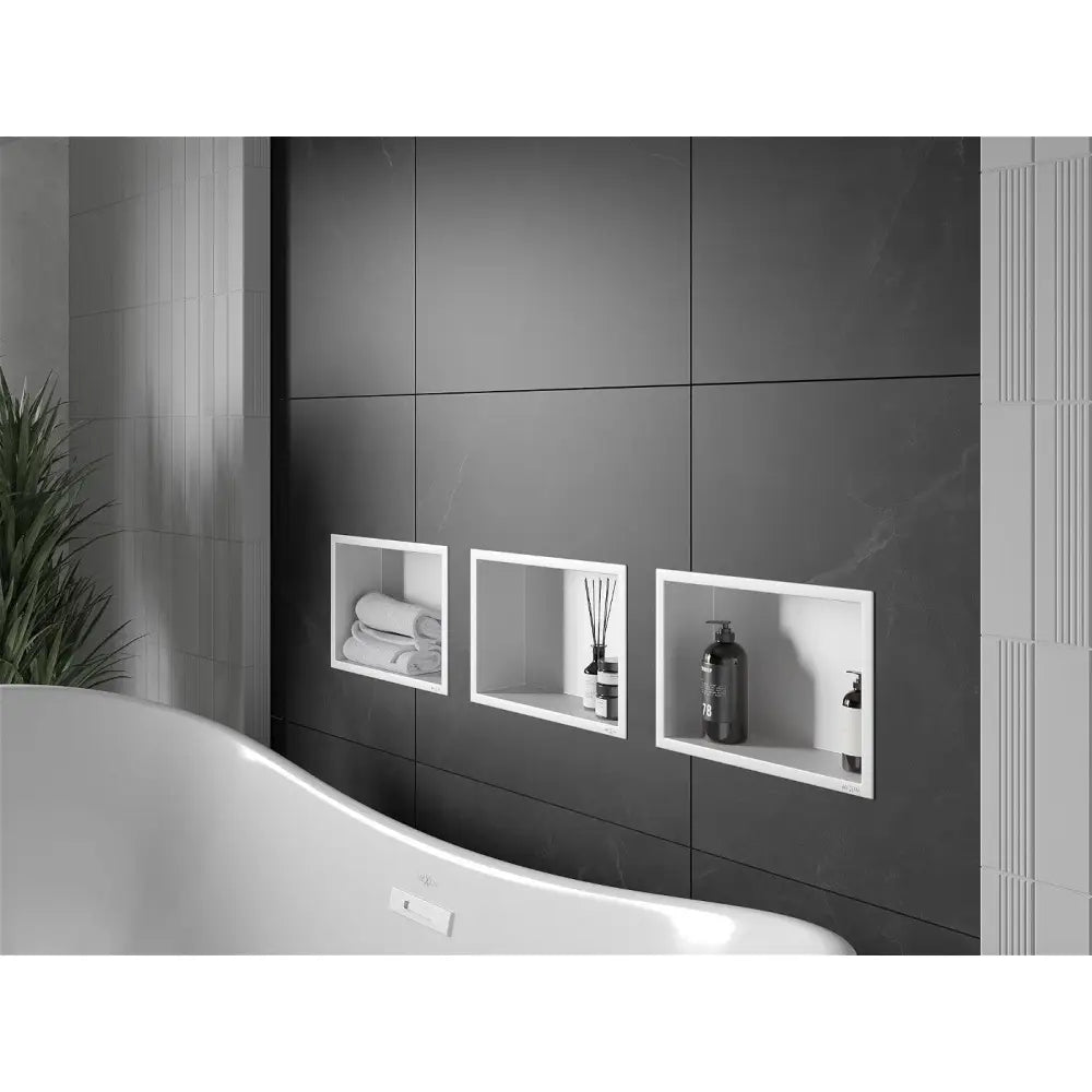 Mexen X-wall-r Nisjehylle med Kant 30x20 Cm Hvit