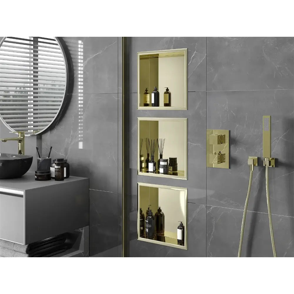 Mexen X-wall-r Nisjehylle med Kant 30x30 Cm Gull