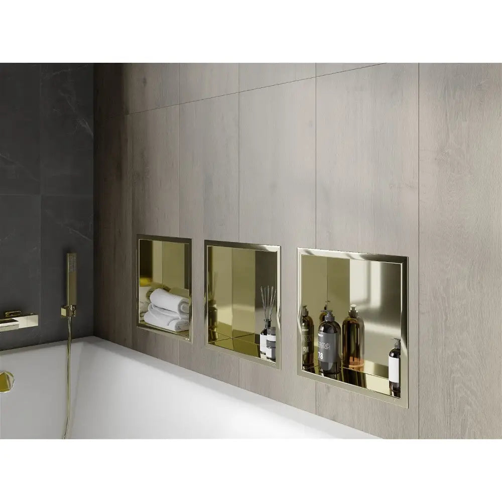 Mexen X-wall-r Nisjehylle med Kant 30x30 Cm Gull