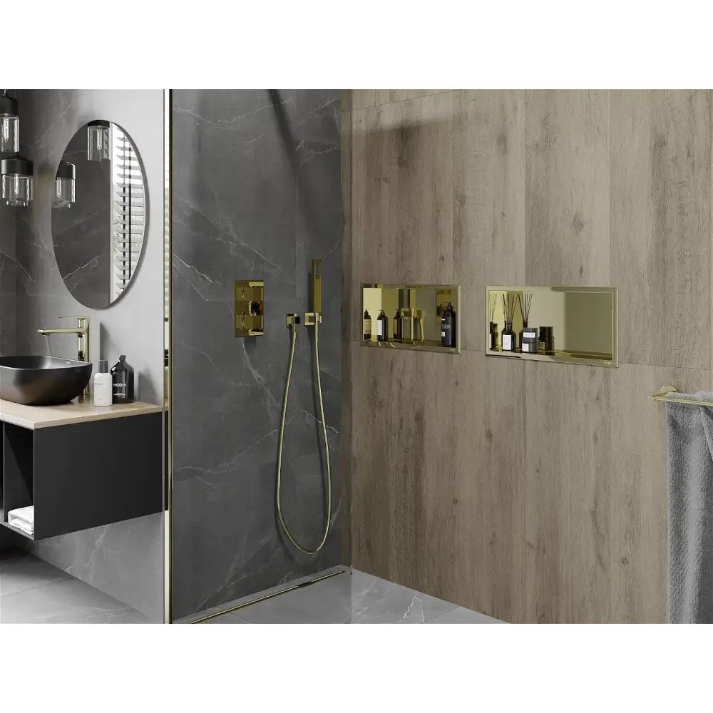 Mexen X-wall-r Nisjehylle med Kant 45x20 Cm Gull