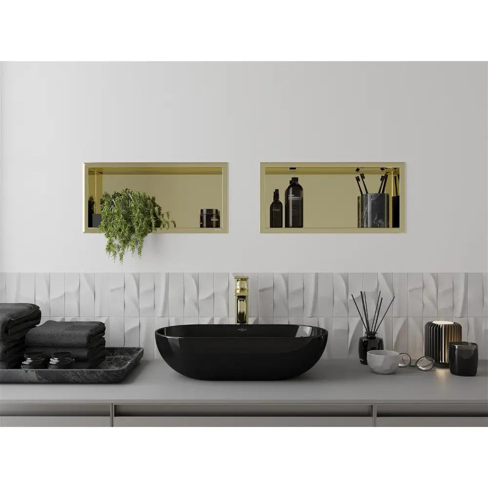 Mexen X-wall-r Nisjehylle med Kant 45x20 Cm Gull