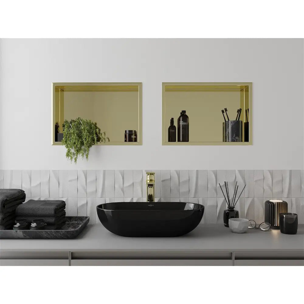 Mexen X-wall-r Nisjehylle med Kant 45x30 Cm Gull