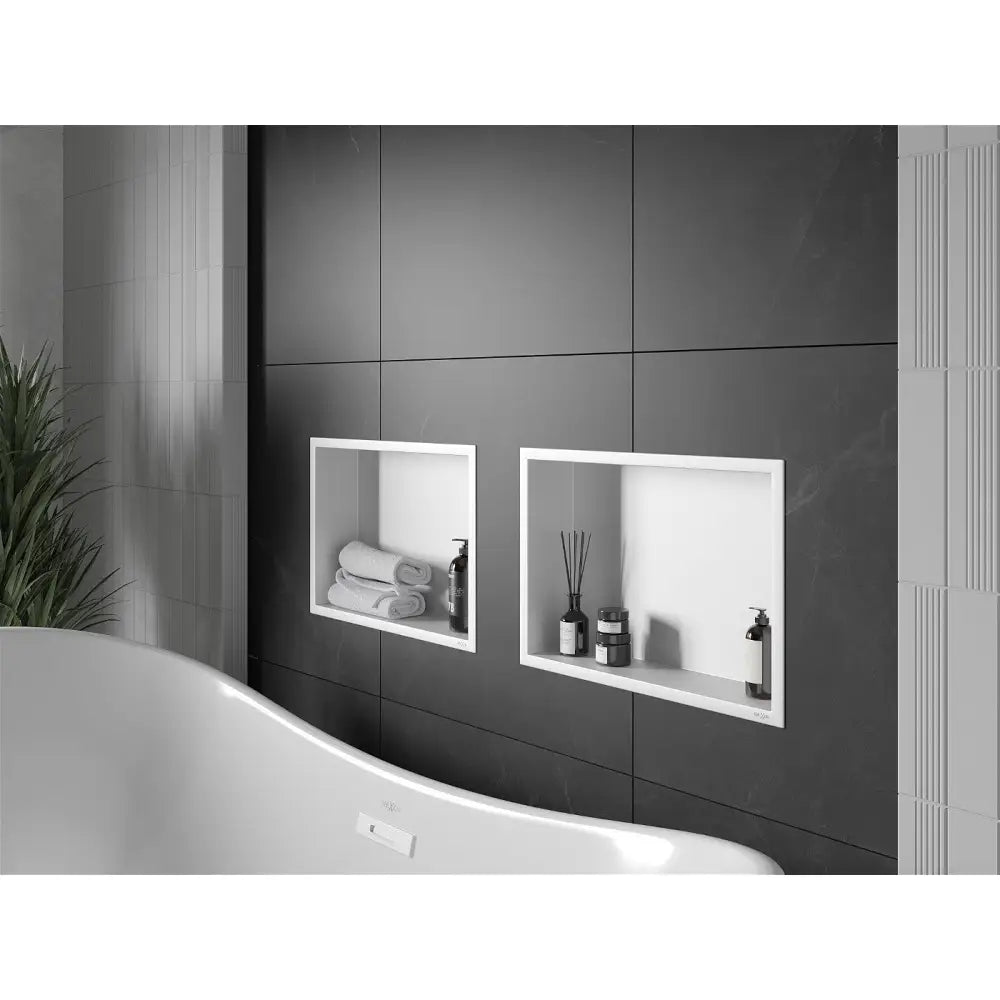 Mexen X-wall-r Nisjehylle med Kant 45x30 Cm Hvit
