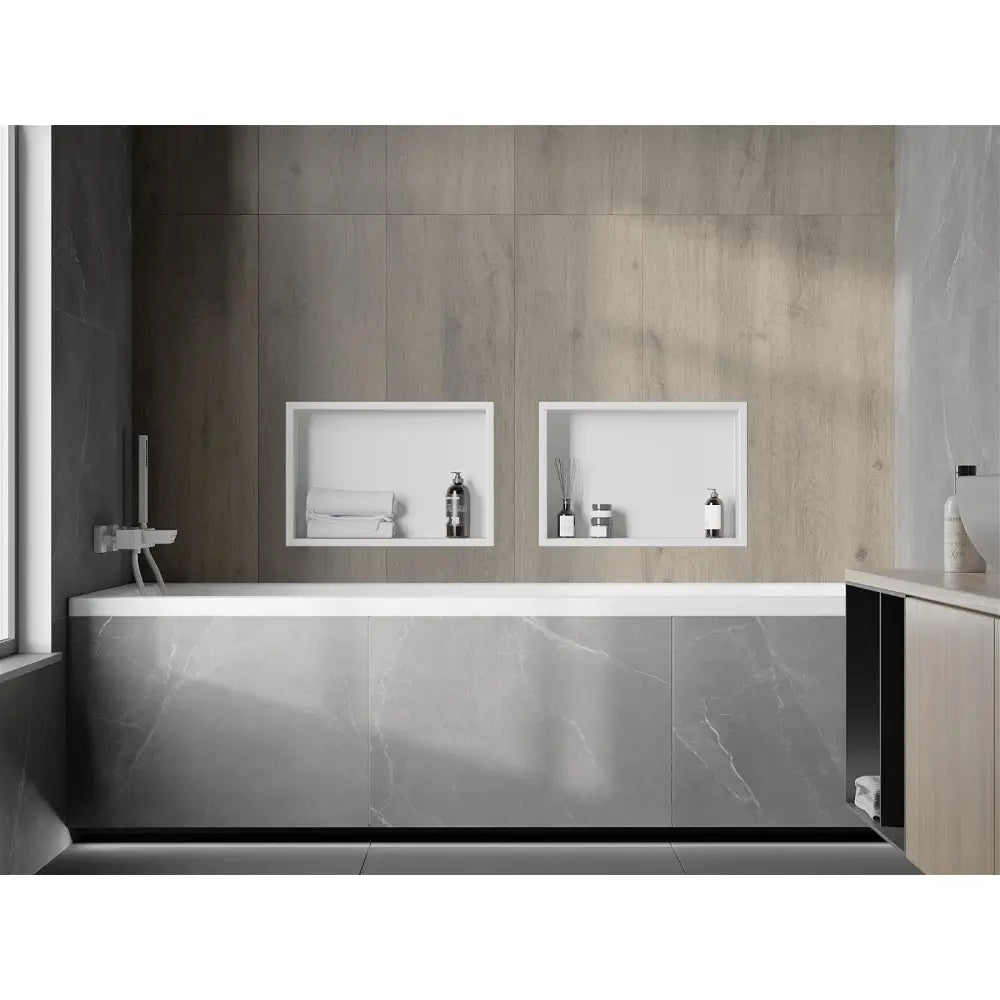 Mexen X-wall-r Nisjehylle med Kant 45x30 Cm Hvit