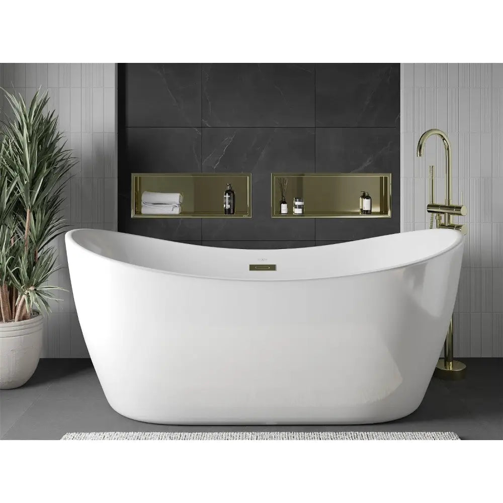 Mexen X-wall-r Nisjehylle med Kant 60x20 Cm Gull-