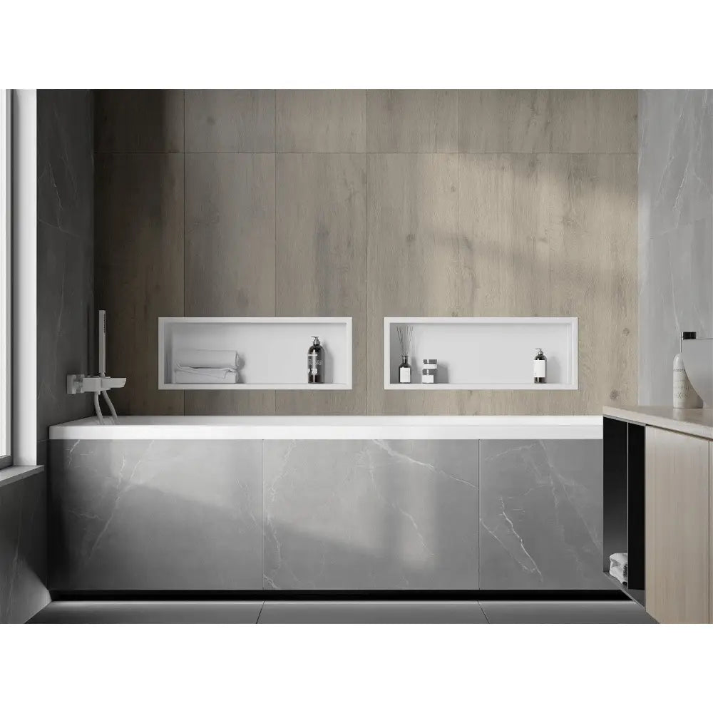 Mexen X-wall-r Nisjehylle med Kant 60x20 Cm Hvit