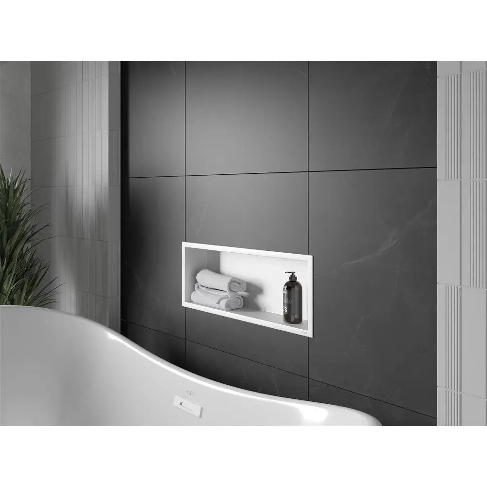 Mexen X-wall-r Nisjehylle med Kant 60x20 Cm Hvit