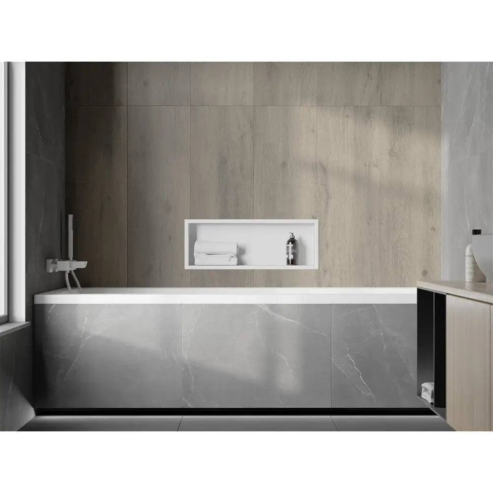 Mexen X-wall-r Nisjehylle med Kant 60x20 Cm Hvit