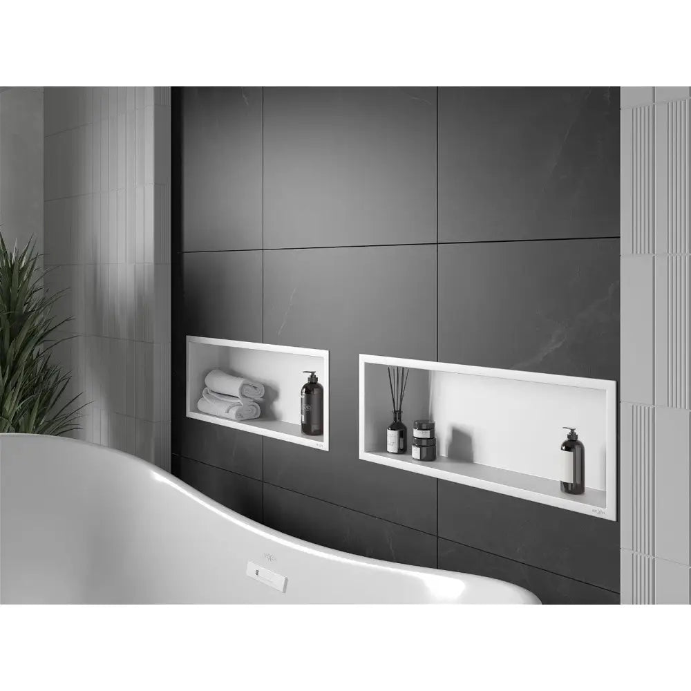 Mexen X-wall-r Nisjehylle med Kant 60x20 Cm Hvit