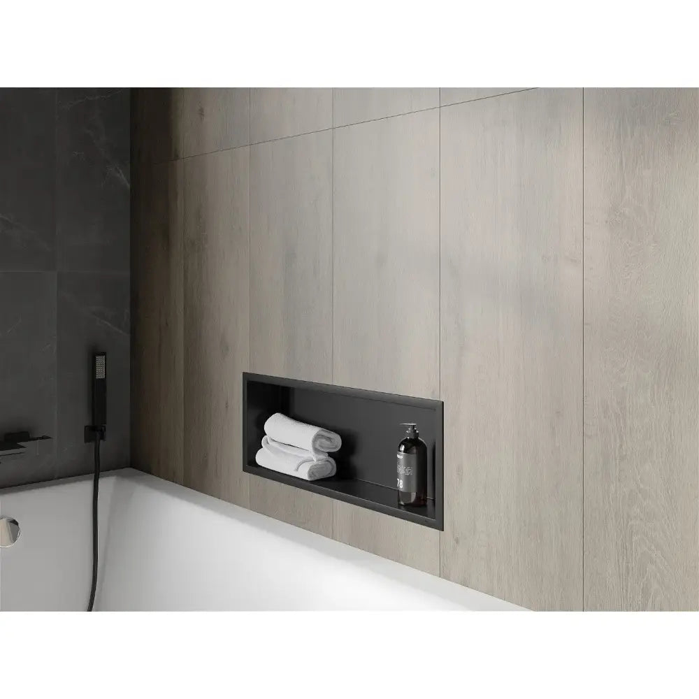 Mexen X-wall-r Nisjehylle med Kant 60x20 Cm Svart