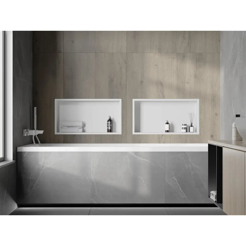 Mexen X-wall-r Nisjehylle med Kant 60x30 Cm Hvit