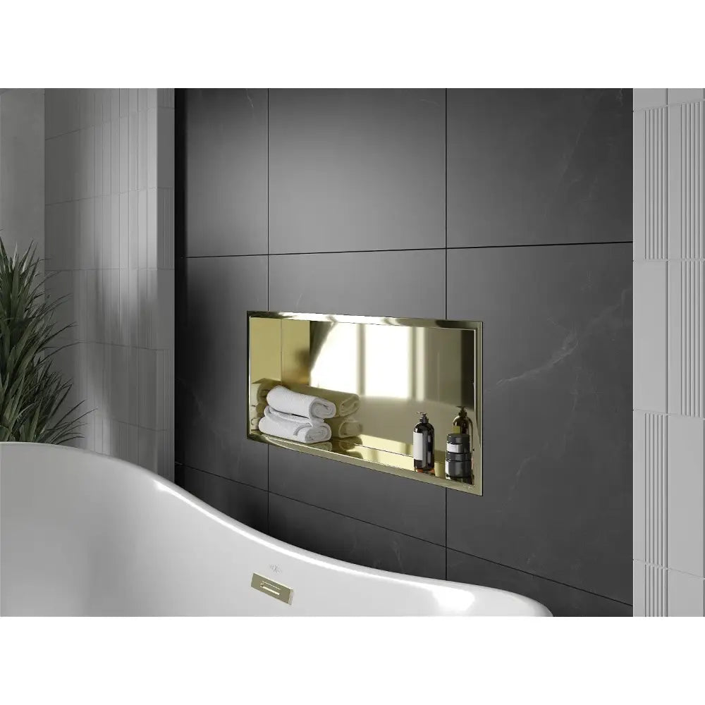 Mexen X-wall-r Nisjehylle med Kant 75x30 Cm Gull