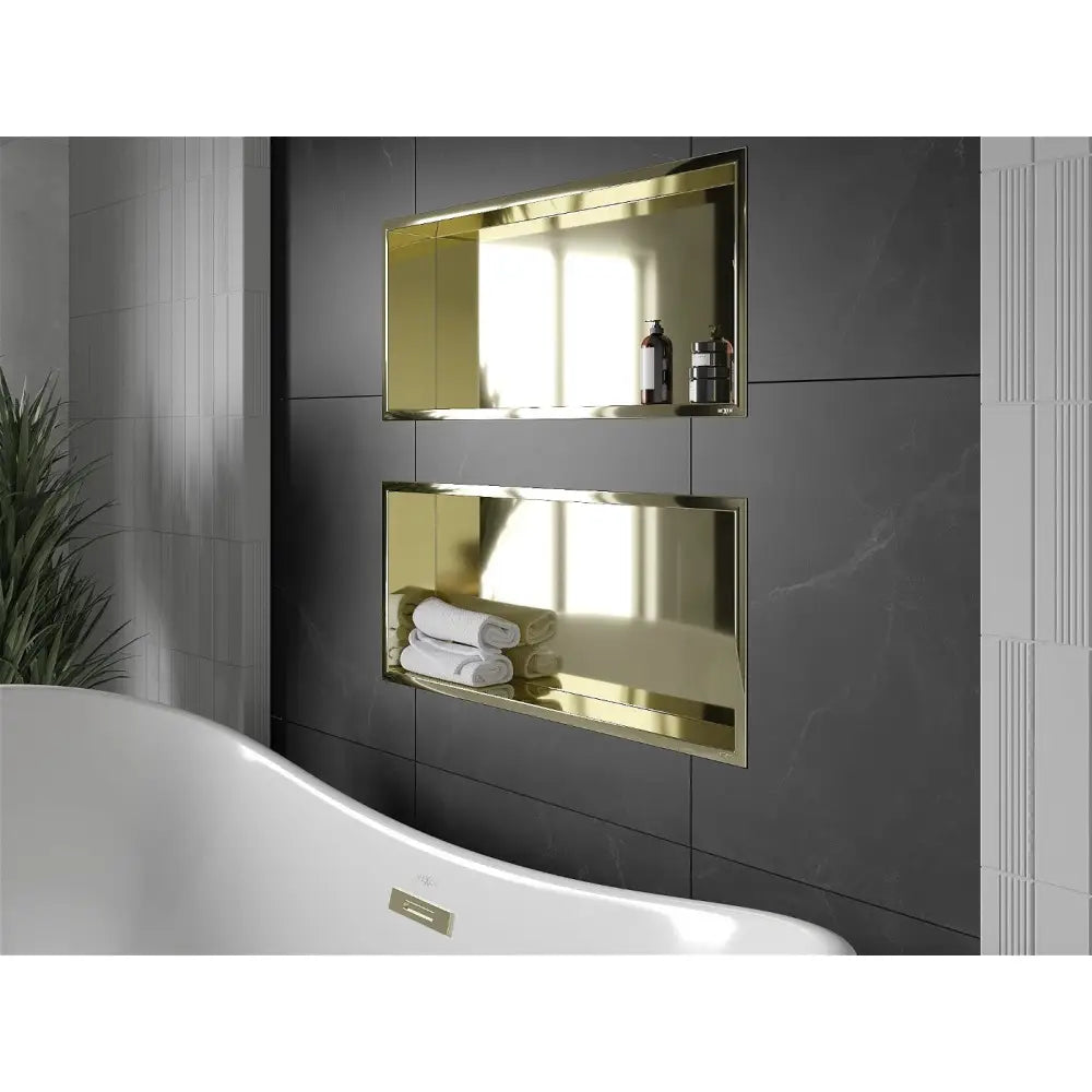 Mexen X-wall-r Nisjehylle med Kant 75x30 Cm Gull