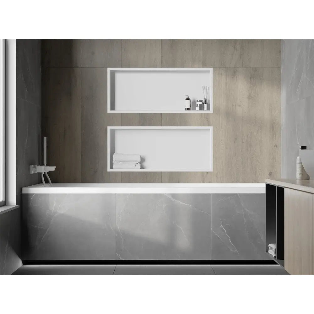 Mexen X-wall-r Nisjehylle med Kant 75x30 Cm Hvit