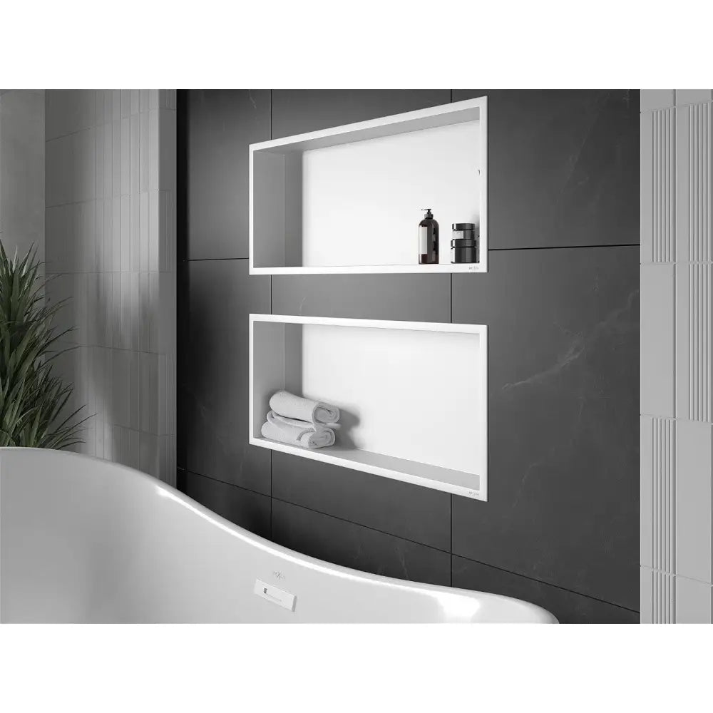 Mexen X-wall-r Nisjehylle med Kant 75x30 Cm Hvit