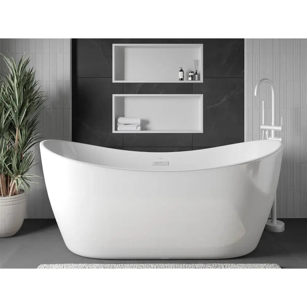 Mexen X-wall-r Nisjehylle med Kant 75x30 Cm Hvit