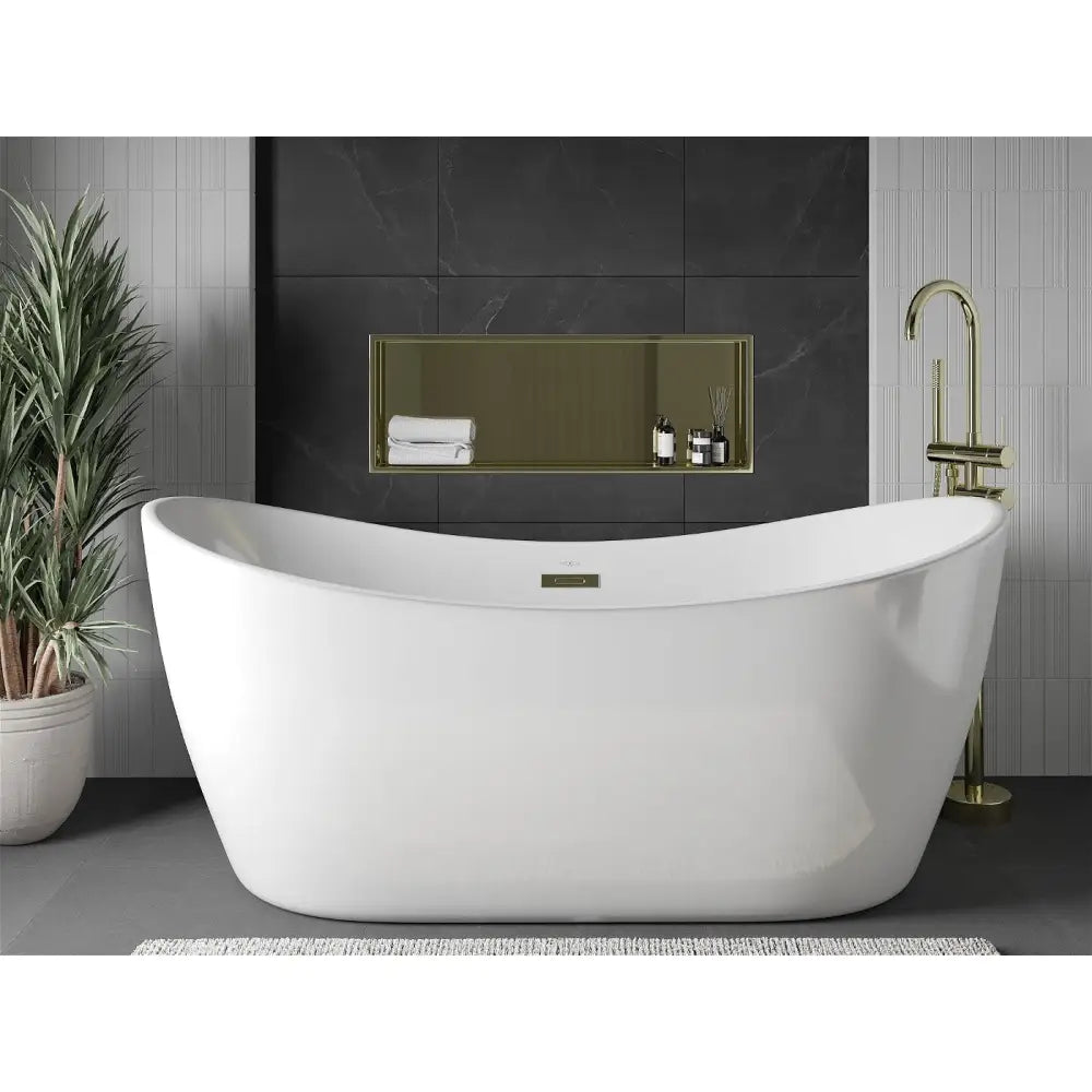 Mexen X-wall-r Nisjehylle med Kant 90x30 Cm Gull