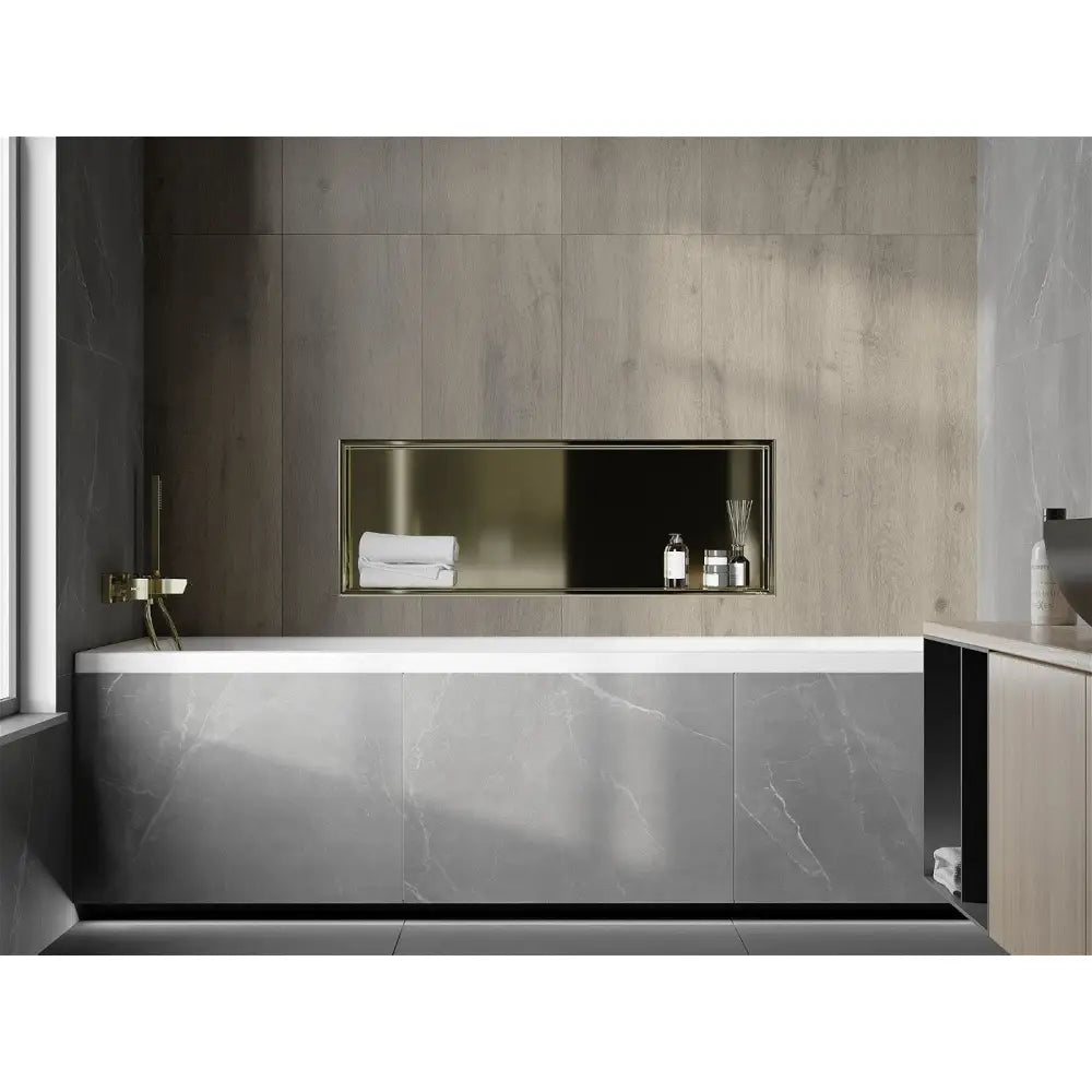 Mexen X-wall-r Nisjehylle med Kant 90x30 Cm Gull