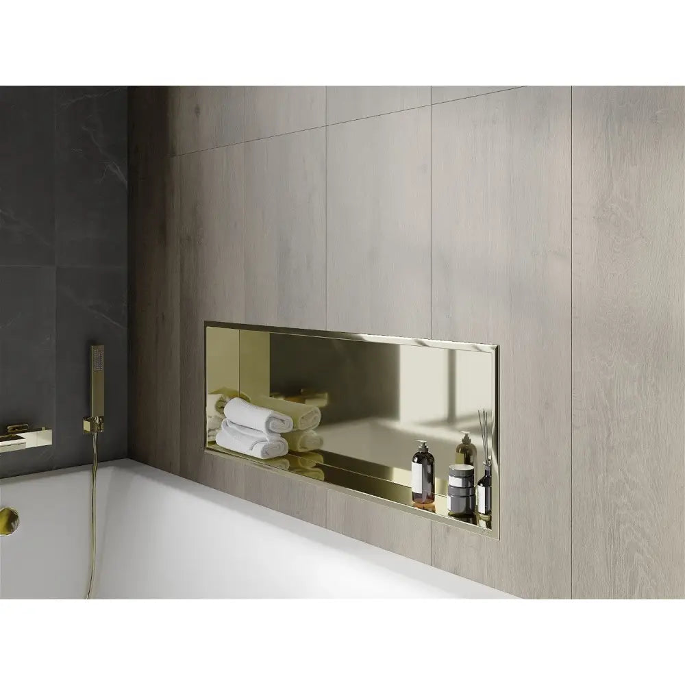 Mexen X-wall-r Nisjehylle med Kant 90x30 Cm Gull