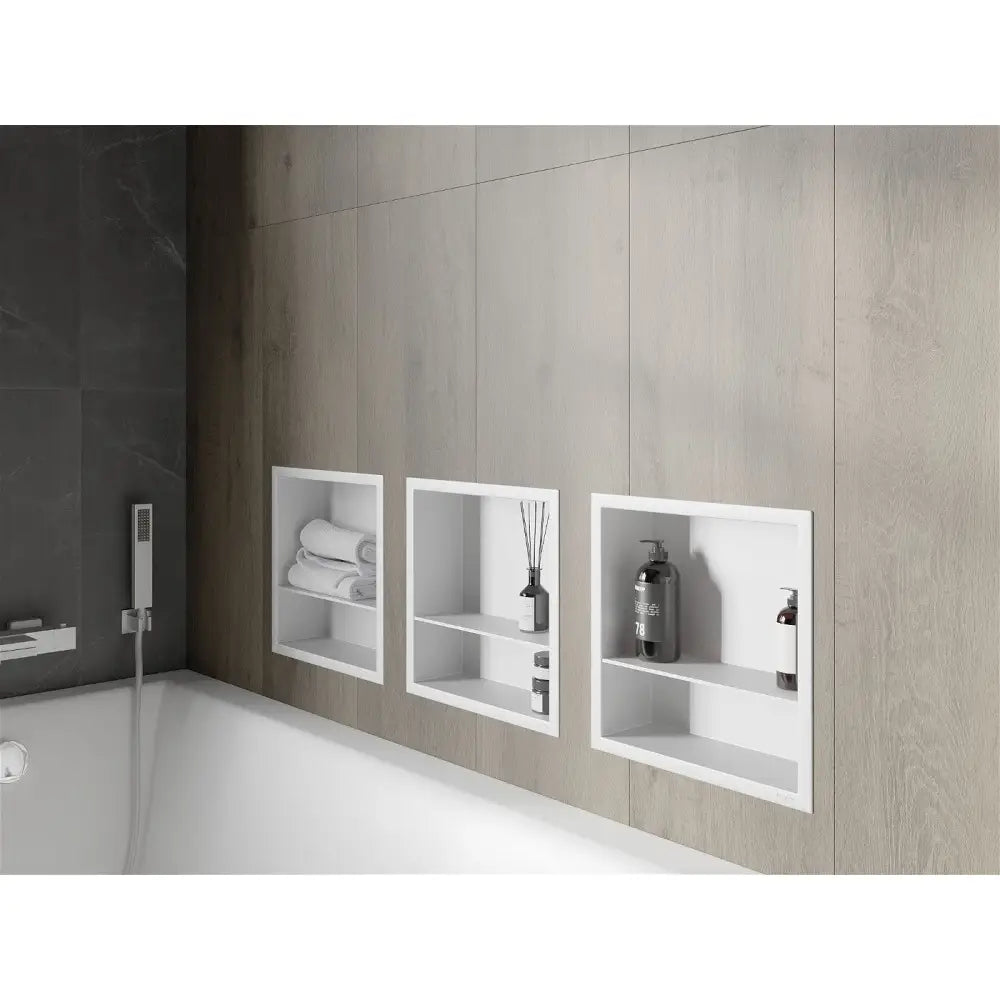 Mexen X-wall-r Nisjehylle med Kant og Hylle 30x30 Cm Hvit - 1920303010s