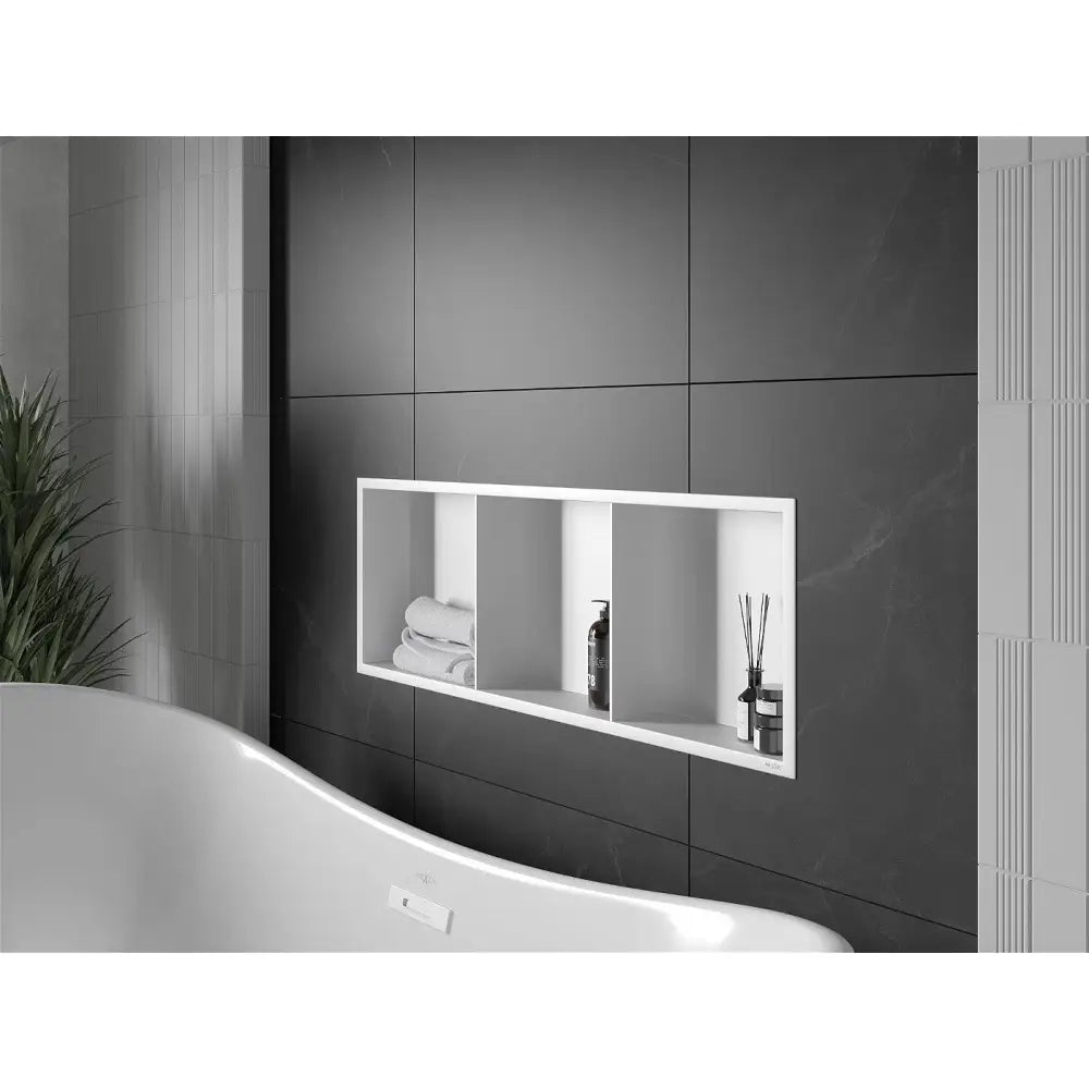 Mexen X-wall-r Nisjehylle med Kant og Hylle 90x30 Cm Hvit - 1920903010s