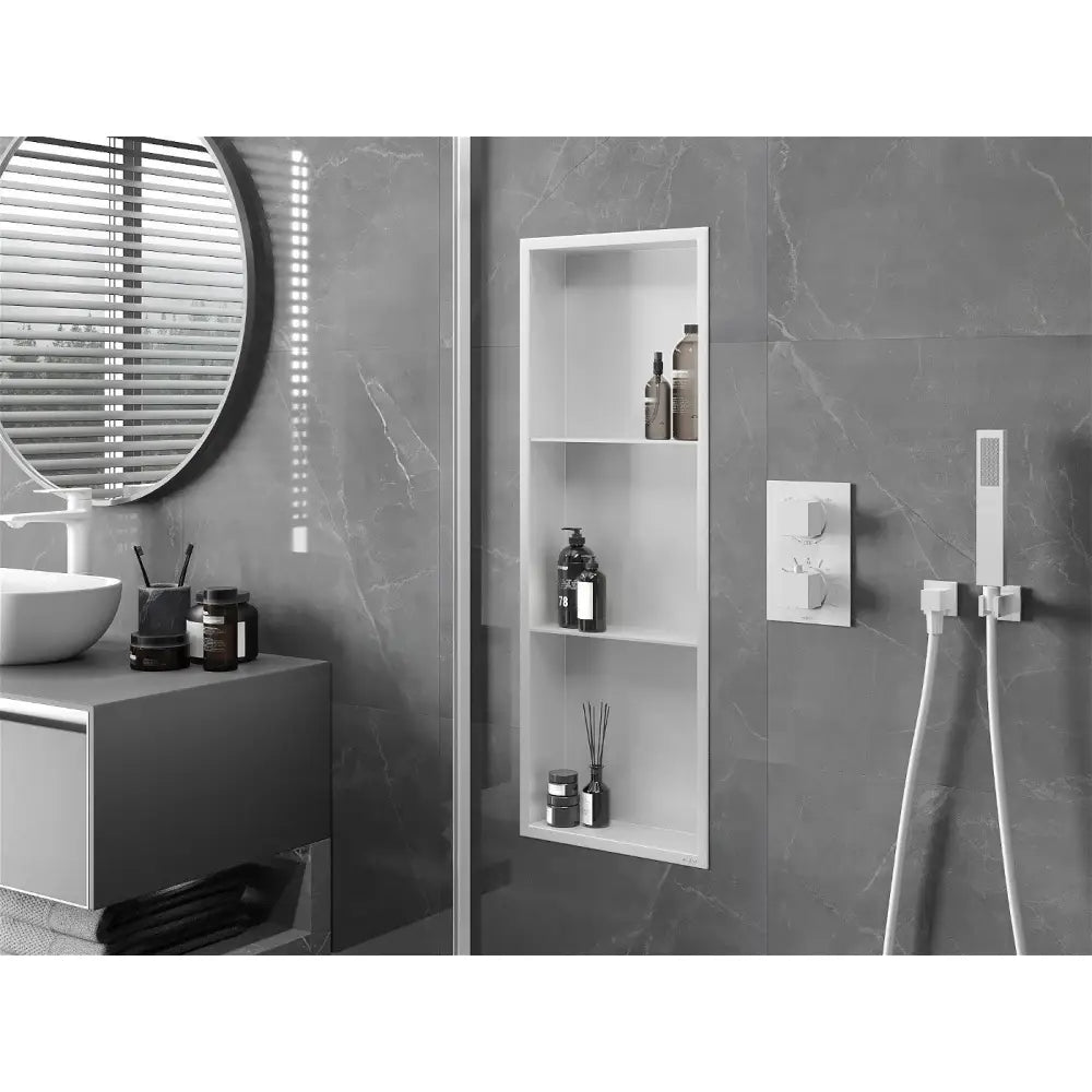 Mexen X-wall-r Nisjehylle med Kant og Hylle 90x30 Cm Hvit - 1920903010s