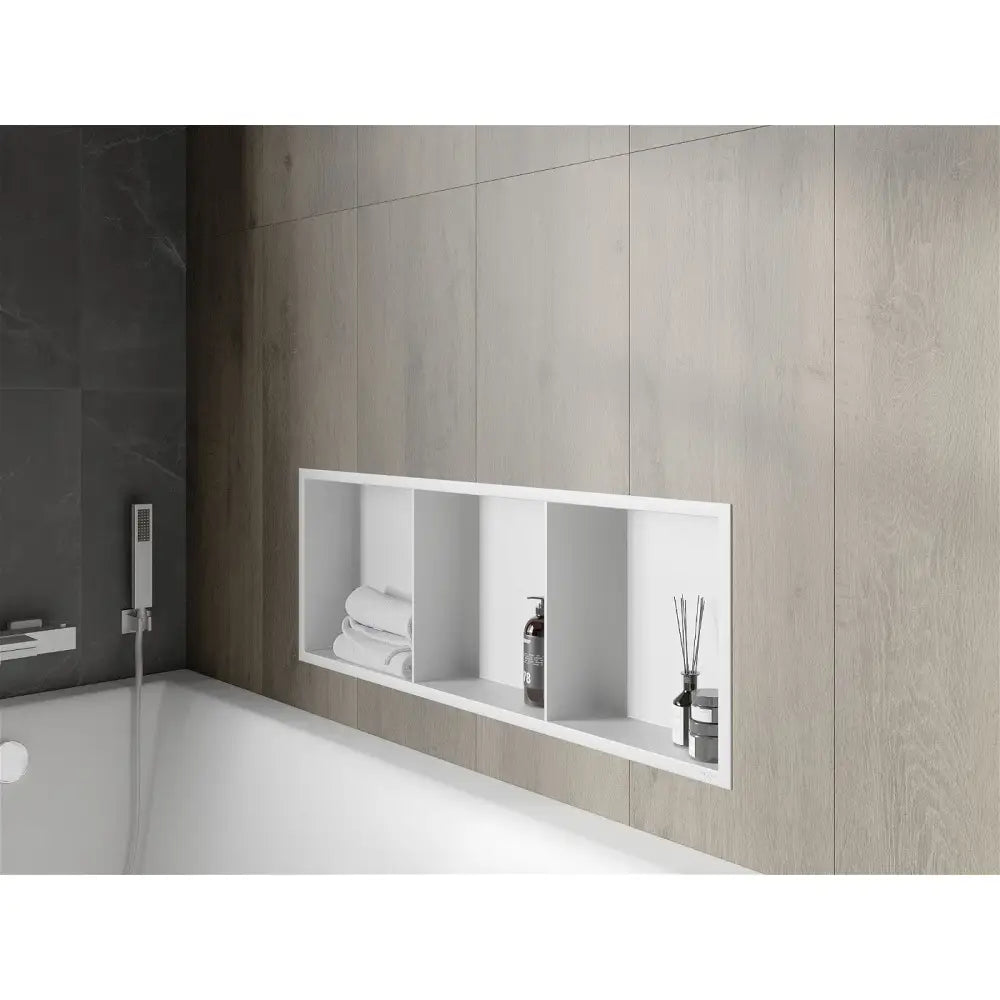 Mexen X-wall-r Nisjehylle med Kant og Hylle 90x30 Cm Hvit - 1920903010s