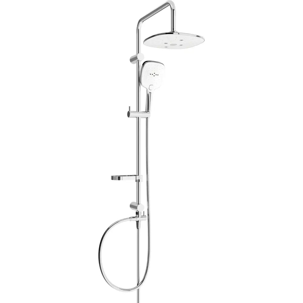 Dusjsett med Takdusj Krom/hvit S8