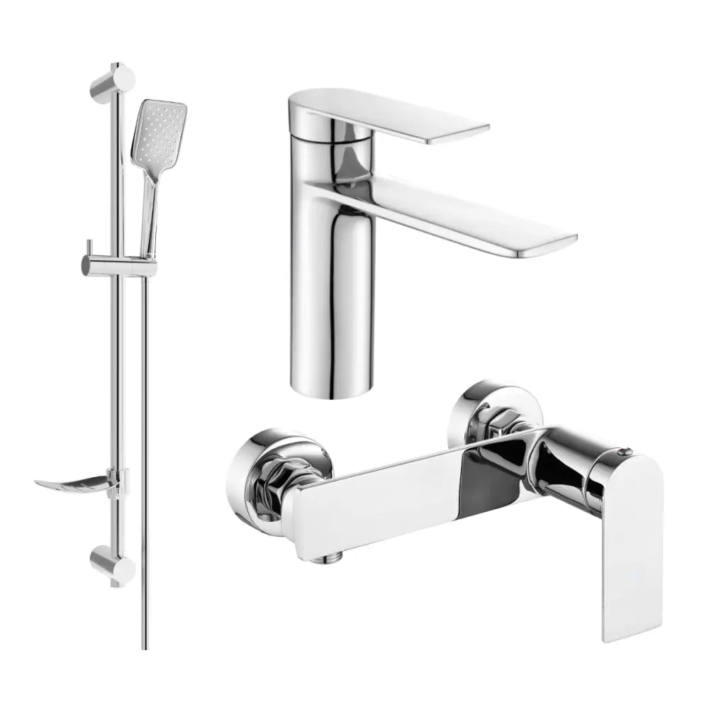 Mexen Zero Df62 Dusjsett Krom - 71104df62