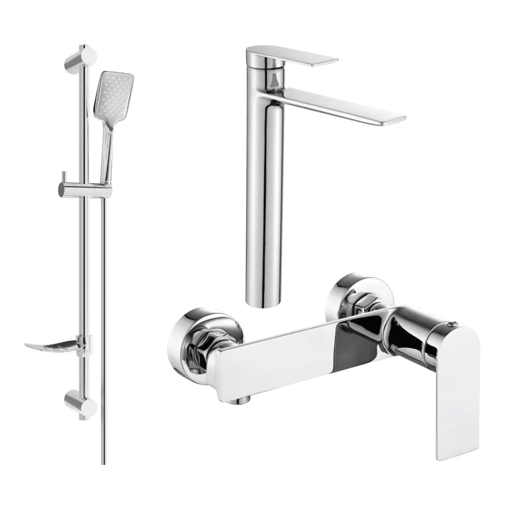 Mexen Zero Df62 Dusjsett Krom - 71114df62