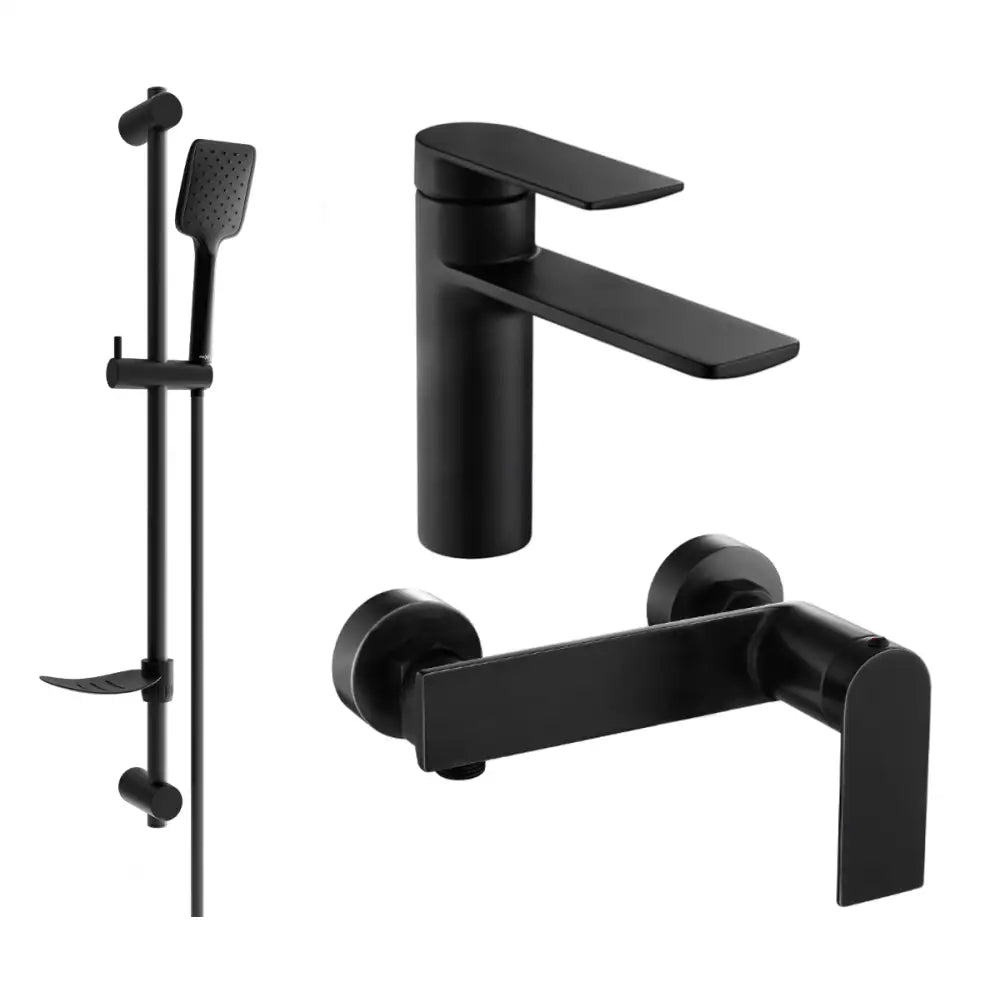 Mexen Zero Df62 Dusjsett Svart - 71104df62