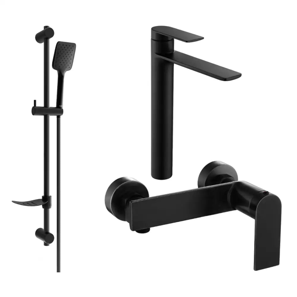 Mexen Zero Df62 Dusjsett Svart - 71114df62