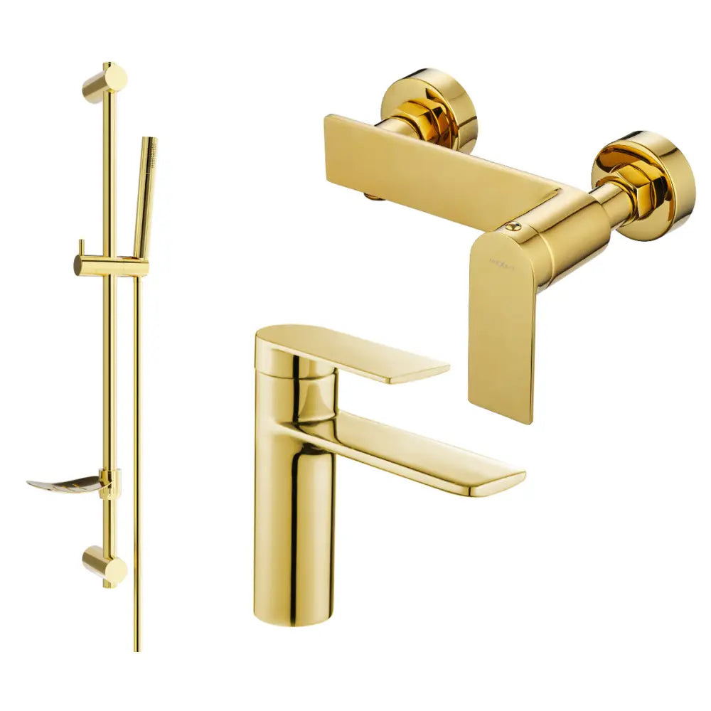 Mexen Zero Df70 Dusjsett Gull - 71104df70