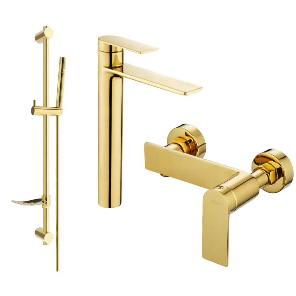 Mexen Zero Df70 Dusjsett Gull - 71114df70