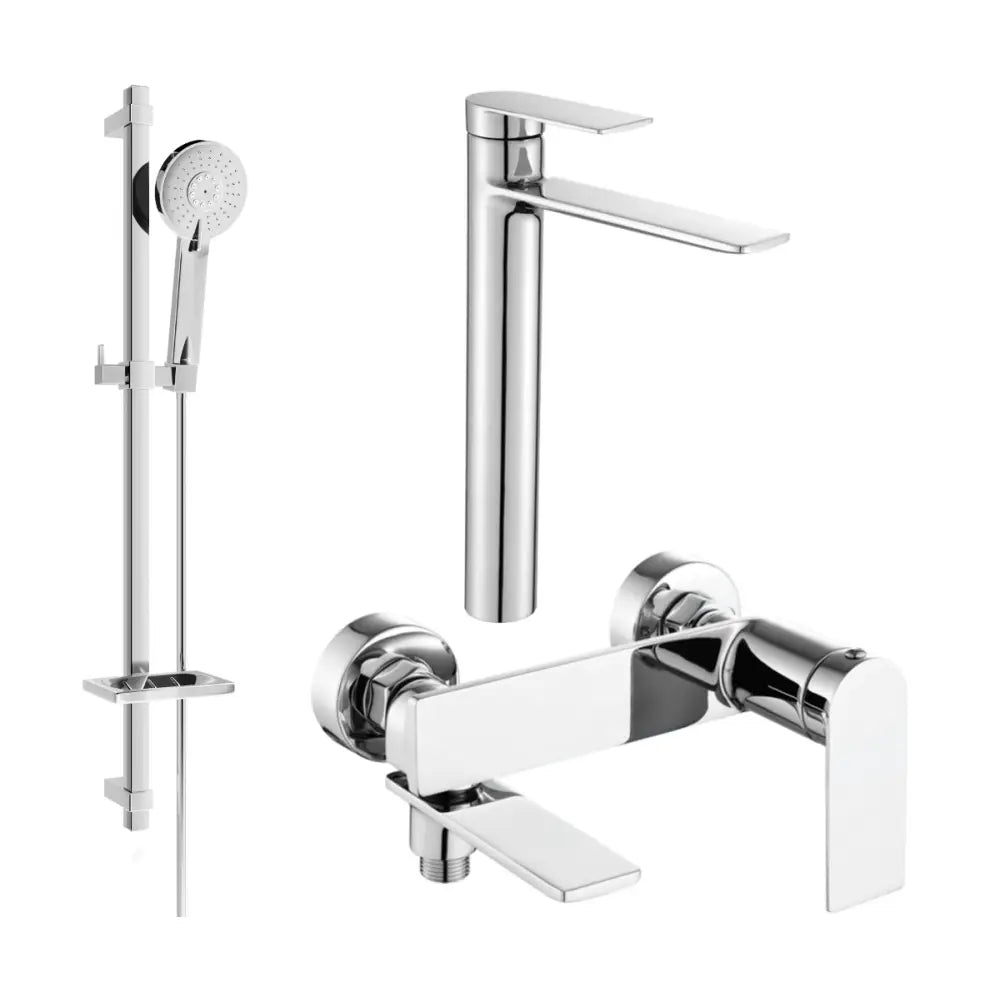 Mexen Zero Dq40 Badekarpakke Krom - 7113dq40-