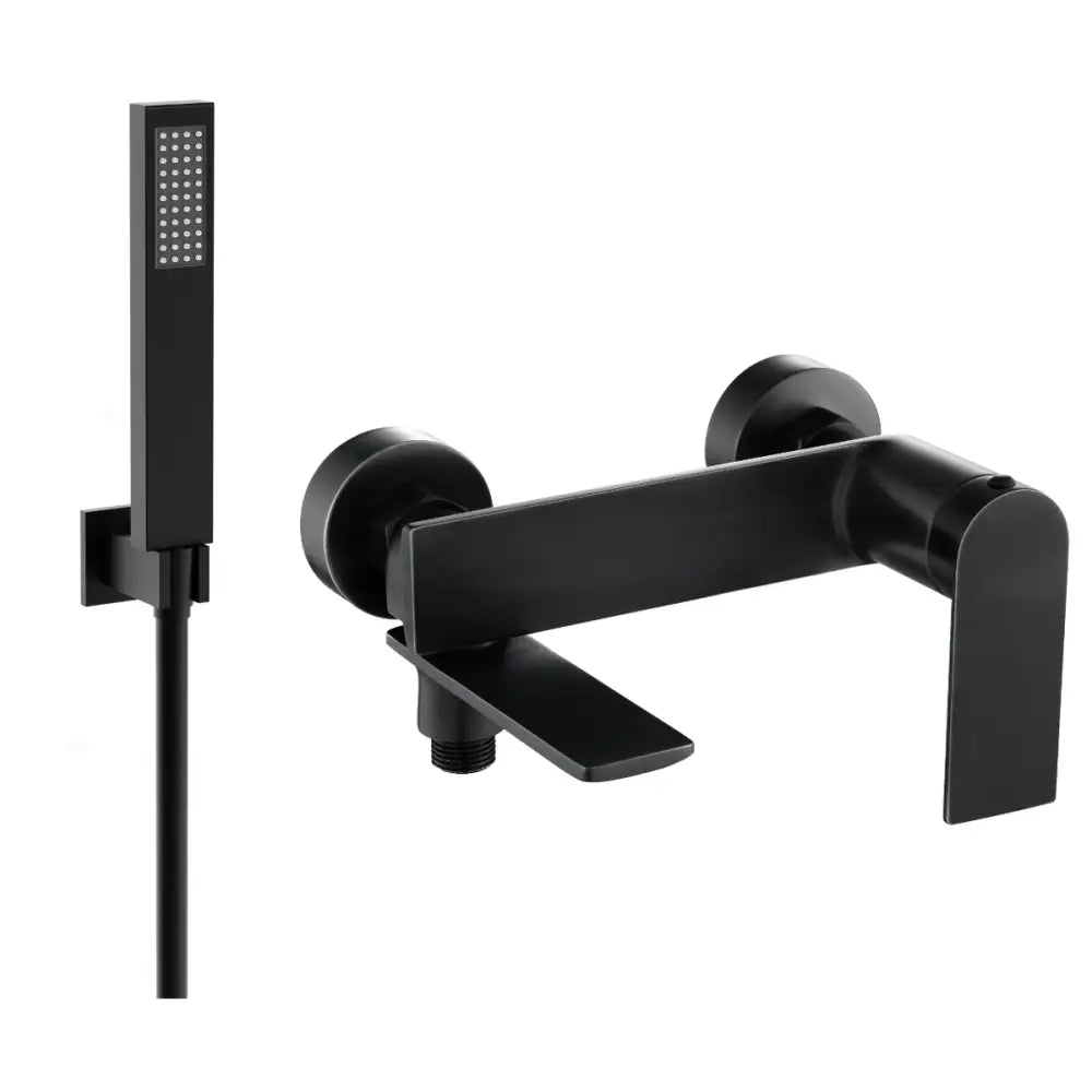 Mexen Zero R02 Badekarsbatteri med Dusjsett Svart - 7113r02