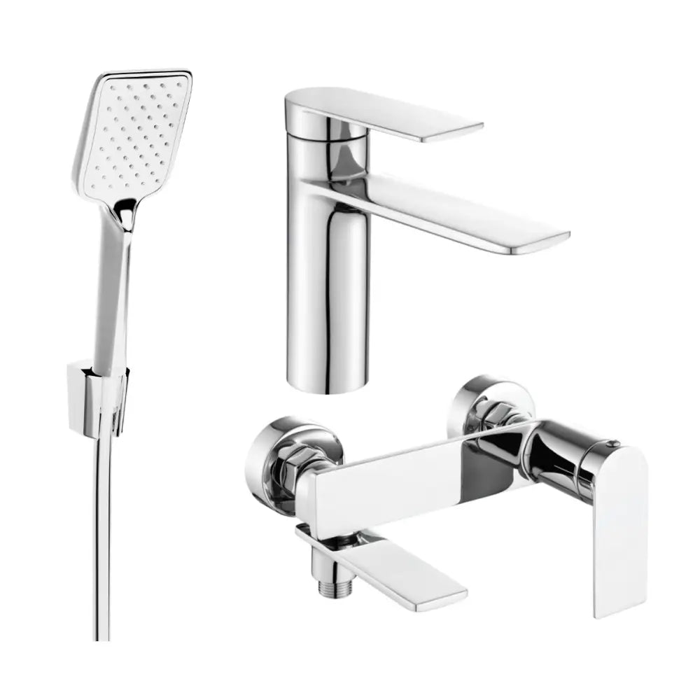 Mexen Zero R62 Badekarpakke Krom - 71103r62