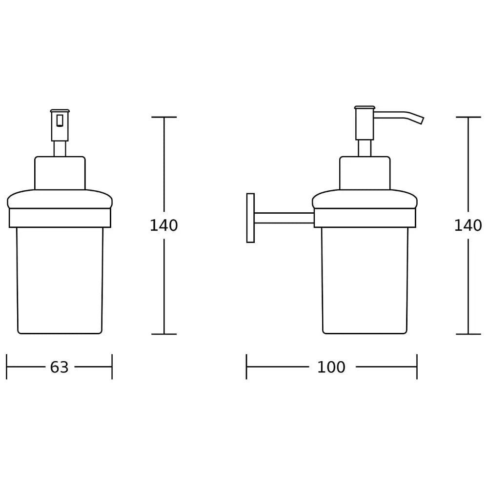 Mexen Zoja Såpedispenser Krom - 70191388