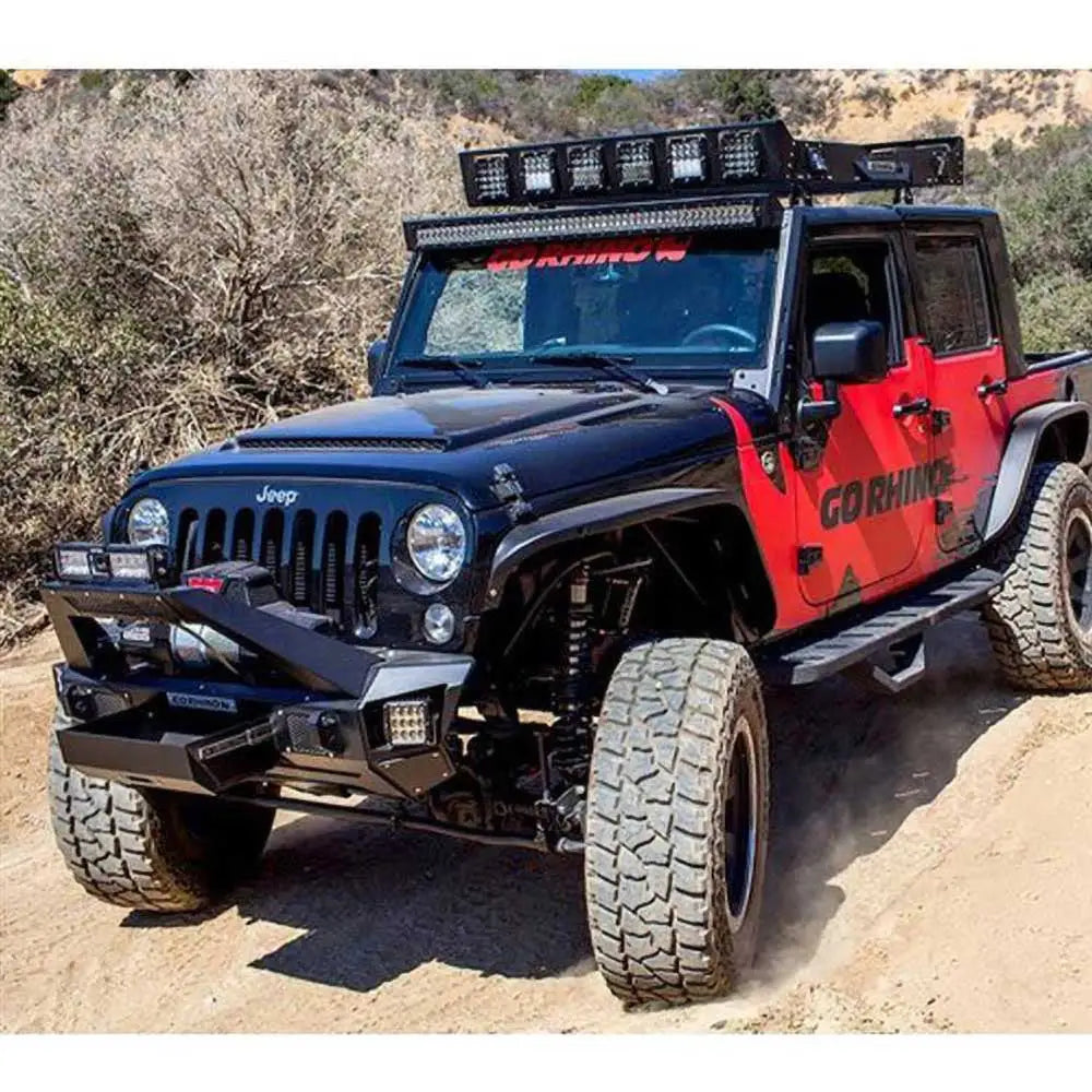 Middelsstørrelse Led-lysmontering Go Rhino Trailline 30 - Jeep Wrangler Jk 4 d 07-18