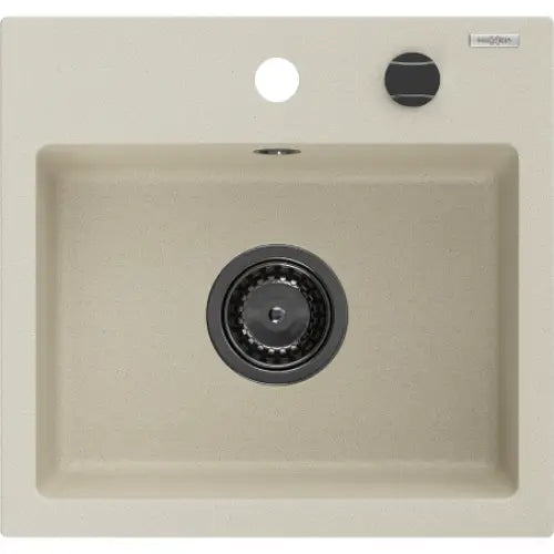 Milo Kjøkkenvask 1 Kum 435x410 Mm Beige 6505441000-69-b