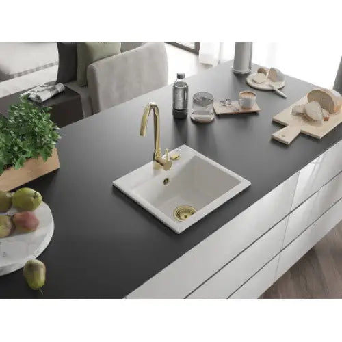 Milo Kjøkkenvask 1 Kum 435x410 Mm Hvit - 6505441000-20-g