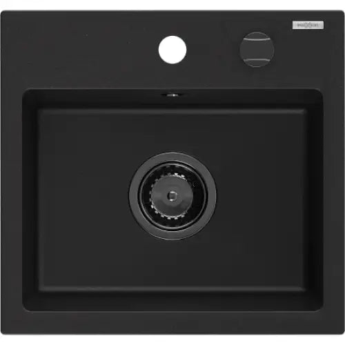 Milo Kjøkkenvask 1 Kum 435x410 Mm Svart 6505441000-77-b