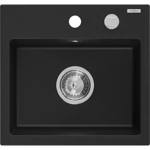 Milo Kjøkkenvask 1 Kum 435x410 Mm Svart - 6505441000-77