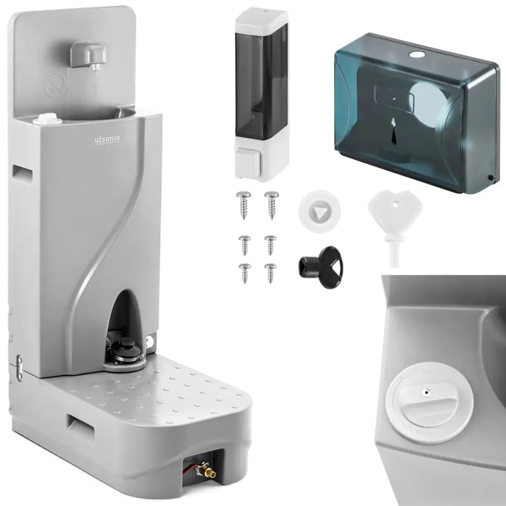 Mobil Campingvask med Såpeholder og Papirholder 65 l