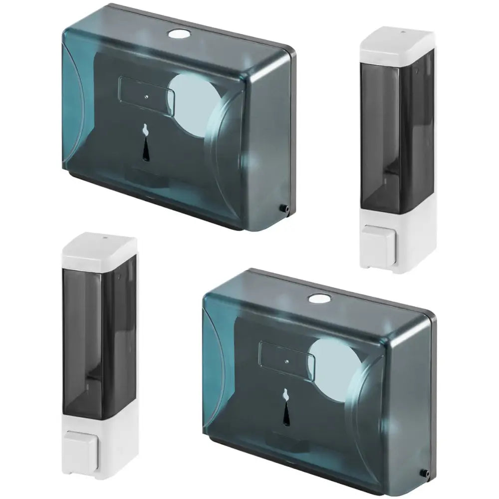 Mobil Dobbel Bærbar Vask med Såpebeholder 130 l