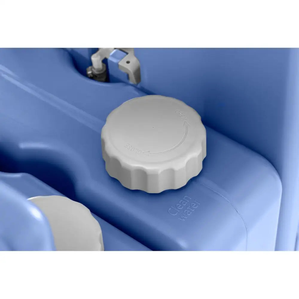 Mobil Dobbel Bærbar Vask med Såpebeholder 130 l